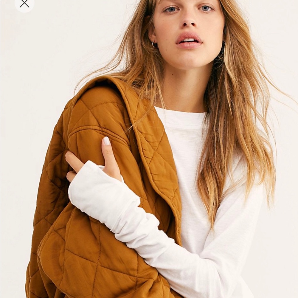 Free People Arden Tee Long Sleeve M